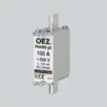 OEZ blade fuse PNA 000 16A gG 500V