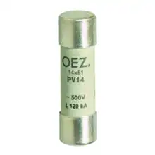 OEZ fuse. ceramic cylindrical PV14 25A aM