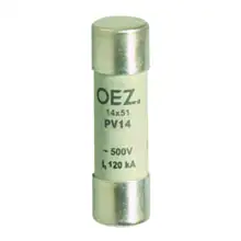 OEZ fuse. ceramic cylindrical PV14 63A gG