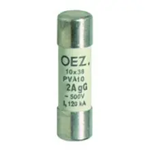 OEZ fuse. ceramic cylindrical PVA10 1A aM