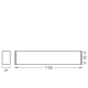 OFFICE LINE CUBOID CLG 30W 840DIMBKLEDV