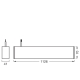OFFICE LINE CUBOID SUSP 42W840DIMBKLEDV