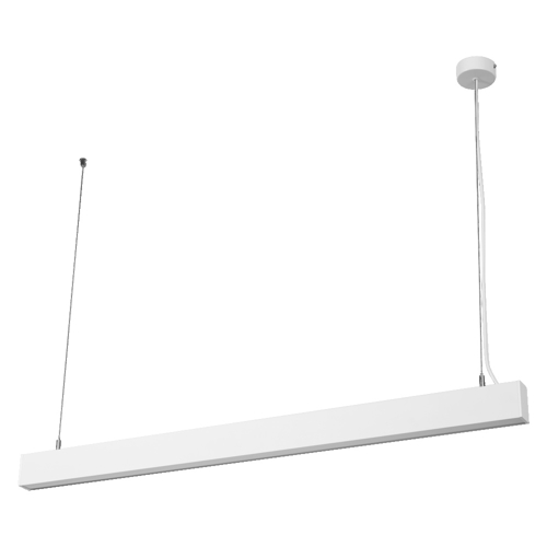 Office line cuboid suspended 42W 840 DIM White