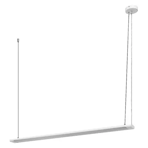 Office line slab 1.2m 40W 840 DIM White