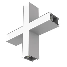 OFFICE LINEAR SHAPE CONNECTORS OPAL GY