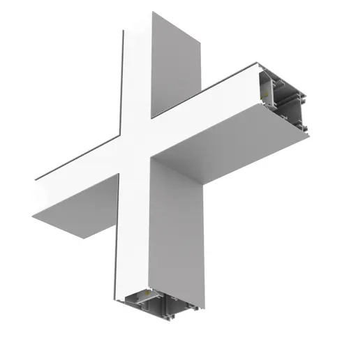 OFFICE LINEAR SHAPE CONNECTORS OPAL GY