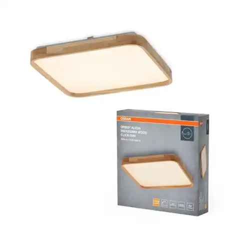 Orbis Alicia 292X292MM 16W 830 Click DIM Wood Decor