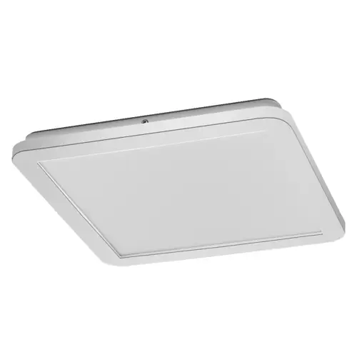 Orbis Disc Bathroom Ceiling CCT IP44 30X30CM 22W Click CCT IP44 Chrome