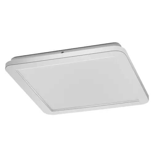 Orbis Disc Bathroom Ceiling CCT IP44 30X30CM 22W Click CCT IP44 Chrome