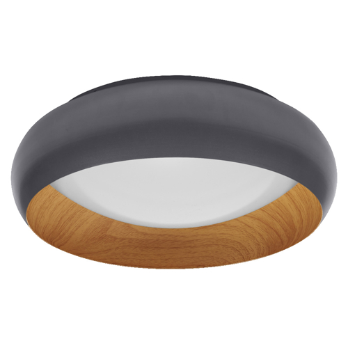 Orbis Livia 300MM 16W 830 Click DIM Gray and Wood Decor