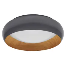 Orbis Livia 300MM 16W 830 Click DIM Grey and Wood Decor