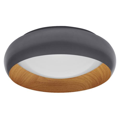 Orbis Livia 300MM 16W 830 Click DIM Grey and Wood Decor
