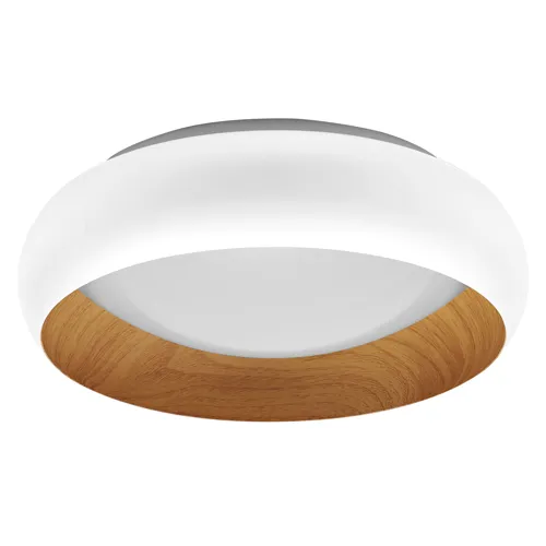 Orbis Livia 300MM 16W 830 Click DIM White and Wood Decor