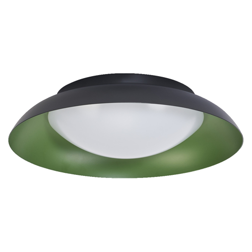 Orbis Plate 310MM 19W 830 Click DIM Black and Green