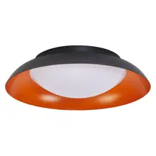 Orbis Plate 310MM 19W 830 Click DIM Black and Orange