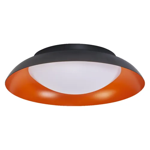 Orbis Plate 310MM 19W 830 Click DIM Black and Orange