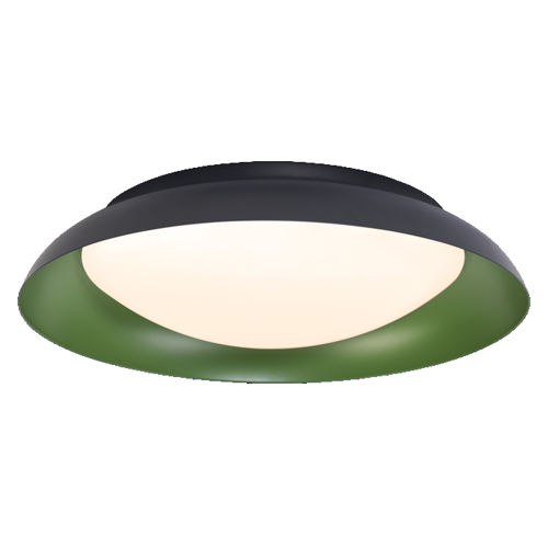 Orbis Plate 430MM 35W 830 Click DIM Black and Green