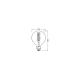 OSRAM 1906GLOBED 8.4W/824230VSFILGDE27FS1OSRAM
