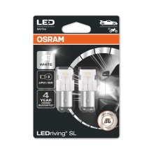 OSRAM automotive lamp LED  P21/5W  7528DWP-02B 2W 12V BAY15d blister-2ks