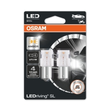 OSRAM automotive lamp LED  P21W  7506DYP-02B 1.3W 12V BA15s blister-2ks