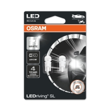 OSRAM automotive lamp LED  W5W  2825DWP-02B 0.8W 12V W2.1x9.5d blister-2ks