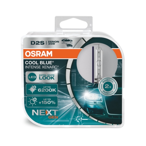 OSRAM autovýboj. D2S XENARC COOL BLUE INETNSE.NG 66240CBN 35W P32d-2 HCBox-2ks