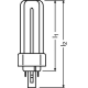 OSRAM bright.compact. DULUX T 18W/827 (41) GX24d-2