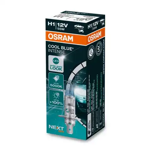 OSRAM car headlights. H1 COOL BLUE INETNSE.NG 64150CBN 55W 12V P14.5s