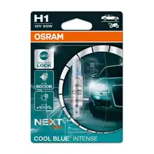OSRAM car headlights. H1 COOL BLUE INTENSE.NG 64150CBN 55W 12V P14.5s blister