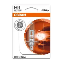 OSRAM car headlights. H1 ORIGINAL 64150 55W 12V P14.5s blister