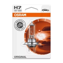 OSRAM car headlights. H7 ORIGINAL 64210 55W 12V PX26d blister