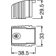 OSRAM kit for accessories OT CABLE CLAMP D-STYLE (2 flaps)