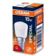 OSRAM lamps. pear T SPC. T26/57 FR 15W 230V E14