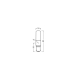 OSRAM LED bulb T18 6.5W/60W B15d 2700K 806lm NonDim 15Y clear