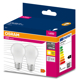 OSRAM LED bulb VALUE A60 4.9W/40W E27 2700K 470lm NonDim 15Y opal 2-pack