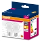 OSRAM LED bulb VALUE A60 4.9W/40W E27 3000K 470lm NonDim 15Y opal 2-pack