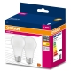 OSRAM LED bulb VALUE A60 8.5W/60W E27 3000K 806lm NonDim 15Y opal 2-pack