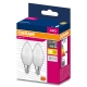 OSRAM LED candle VALUE B35 4.9W/40W E14 3000K 470lm NonDim 15Y opal 2-pack