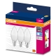 OSRAM LED candle VALUE B35 4.9W/40W E14 4000K 470lm NonDim 15Y opal 3-pack