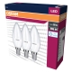 OSRAM LED candle VALUE B35 7W/60W E14 6500K 806lm NonDim 15Y opal 3-pack