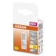 OSRAM LED capsule PARATHOM 2.6W/28W G9 2700K 290lm NonDim 15Y opal