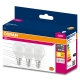 OSRAM LED chandelier VALUE P45 4.9W/40W E14 2700K 470lm NonDim 15Y opal 3-pack