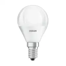 OSRAM LED chandelier VALUE P45 4.9W/40W E14 4000K 470lm NonDim 15Y opal 3-pack