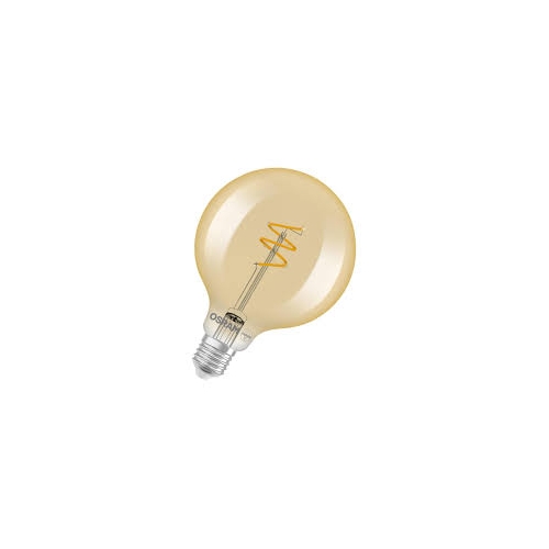 OSRAM LED filam.globe 1906 G95 4.9W/40W E27 2700K 470lm Dim 15Y čirá zlatavá
