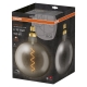 OSRAM LED filam.globe 1906.spiral G200 4.8W/10W E27 1800K 150lm Dim 15Y; smoke