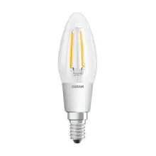 OSRAM LED filament candle B35 4W/40W E14 2200-2700K 470lm Dim 15Y
