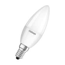 OSRAM LED VALUE candle B35 4.9W/40W E14 2700K 470lm NonDim 15Y opál 3-pack