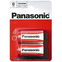 PANASONIC batere zinko-uhlik. ZINC.CARBON C/R14 ; BL2