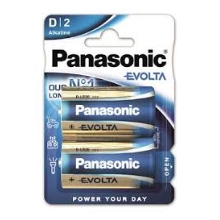 PANASONIC baterie alkalická EVOLTA D/LR20 ;BL2