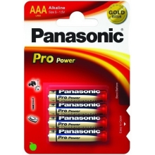 PANASONIC baterie alkalická PRO.POWER AAA/LR03 ; BL4